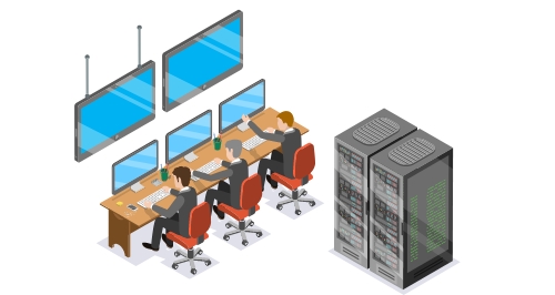 管理質室のイラスト